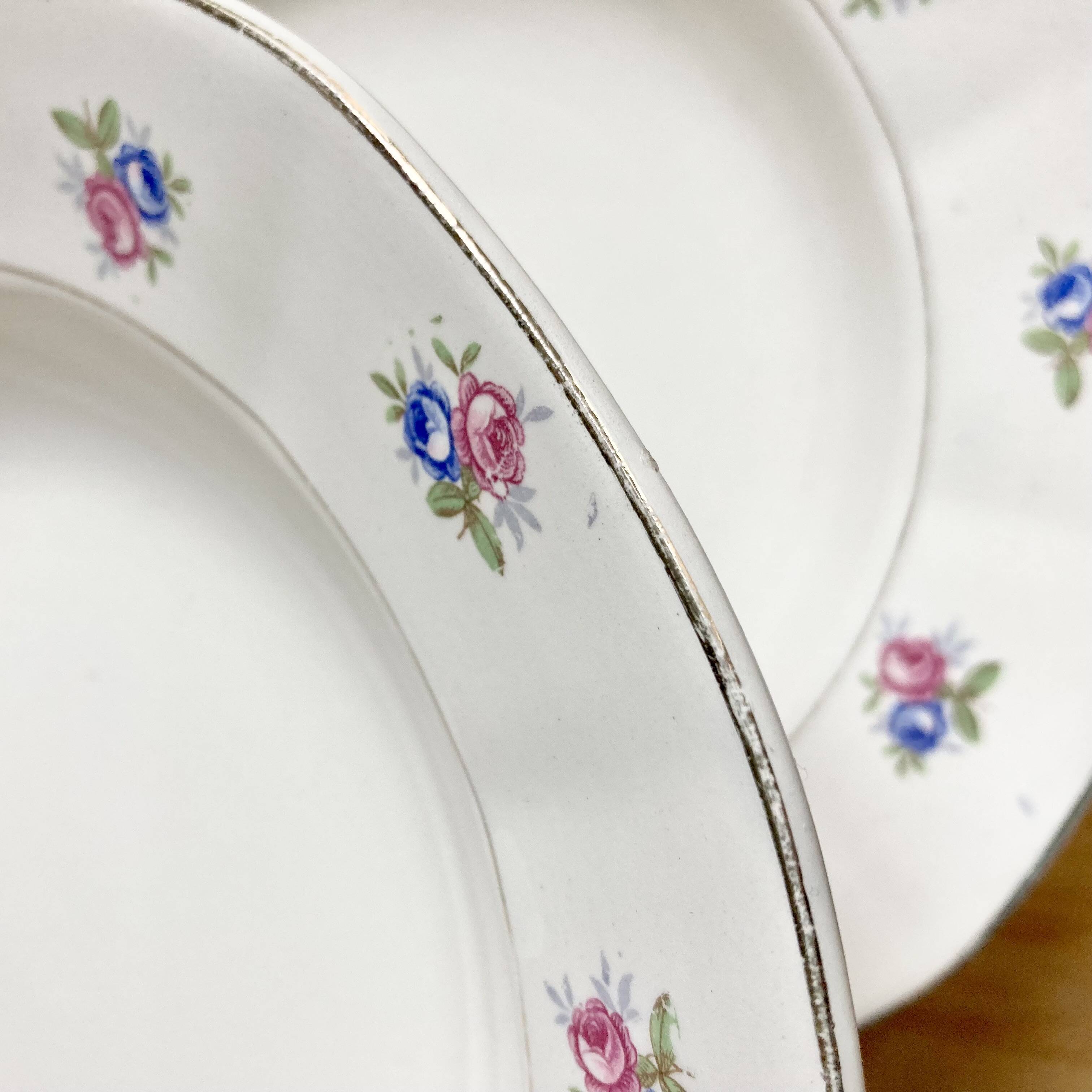 6 Digoin soup plates