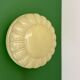 Vintage Art Deco globe wall or ceiling light in yellow opaline.