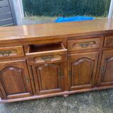 Antique solid wood sideboard