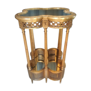 sellette en bois doré