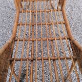 Bamboo and rattan child bed