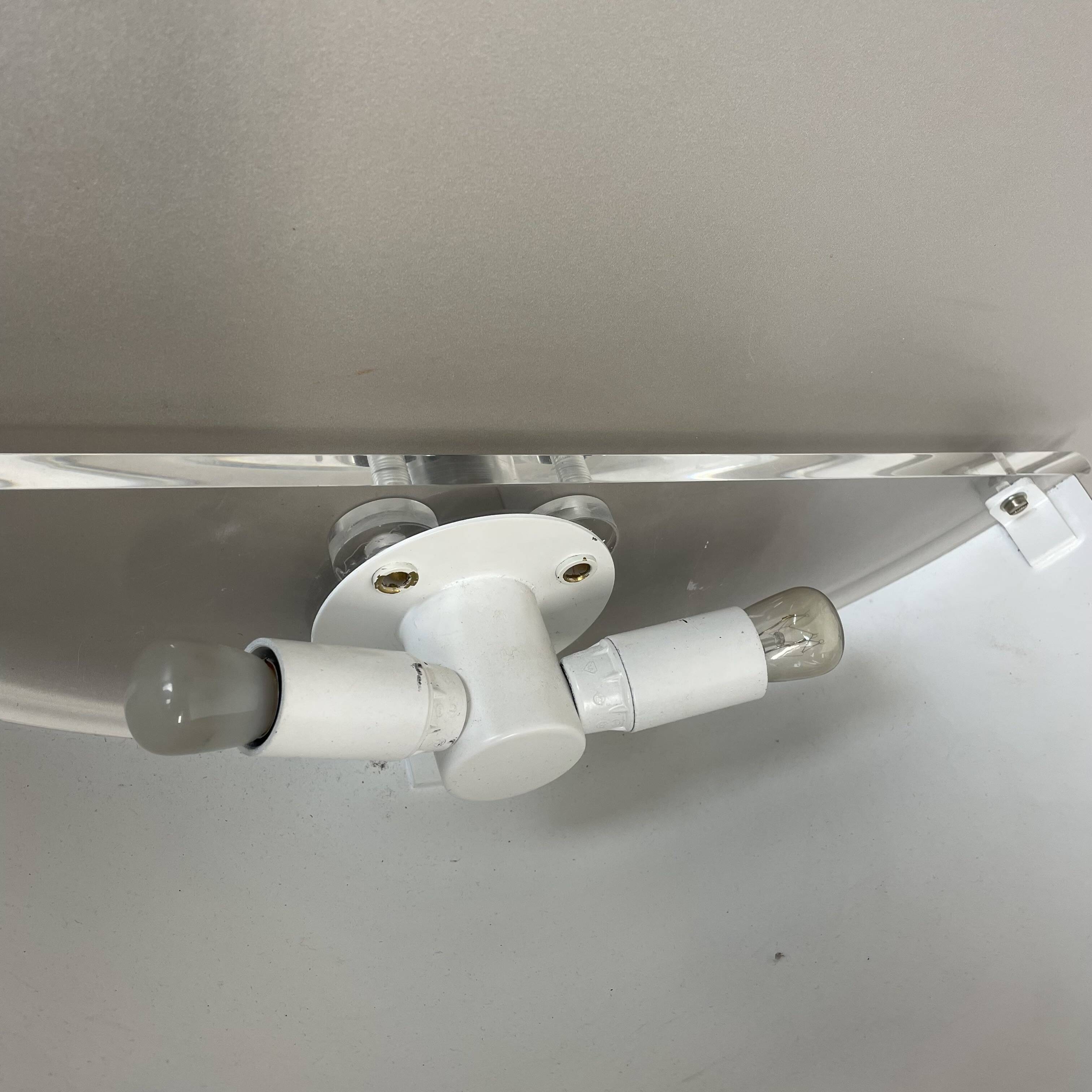 Postmodern wall light made of plexiglass in memphis style by art-line, germany, 1980s