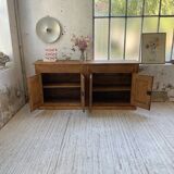 Row of pine loom furniture
