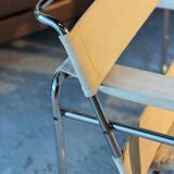 Pair of Wassily armchairs in canvas, Gavina edition, 1964