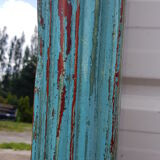 Ancient Burmese teak mirror