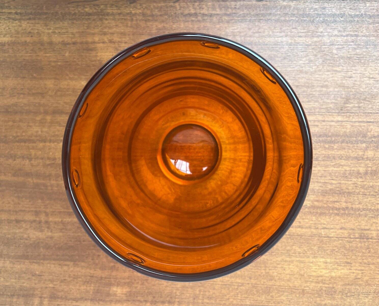 Vintage glass vase by Hysteria, 1980s.