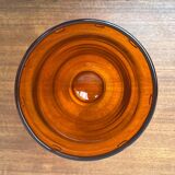 Vintage glass vase by Hysteria, 1980s.