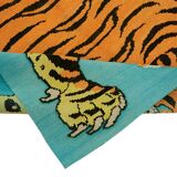 Turkish Handknotted Wool Tiger Rug  183 cm x 200 cm