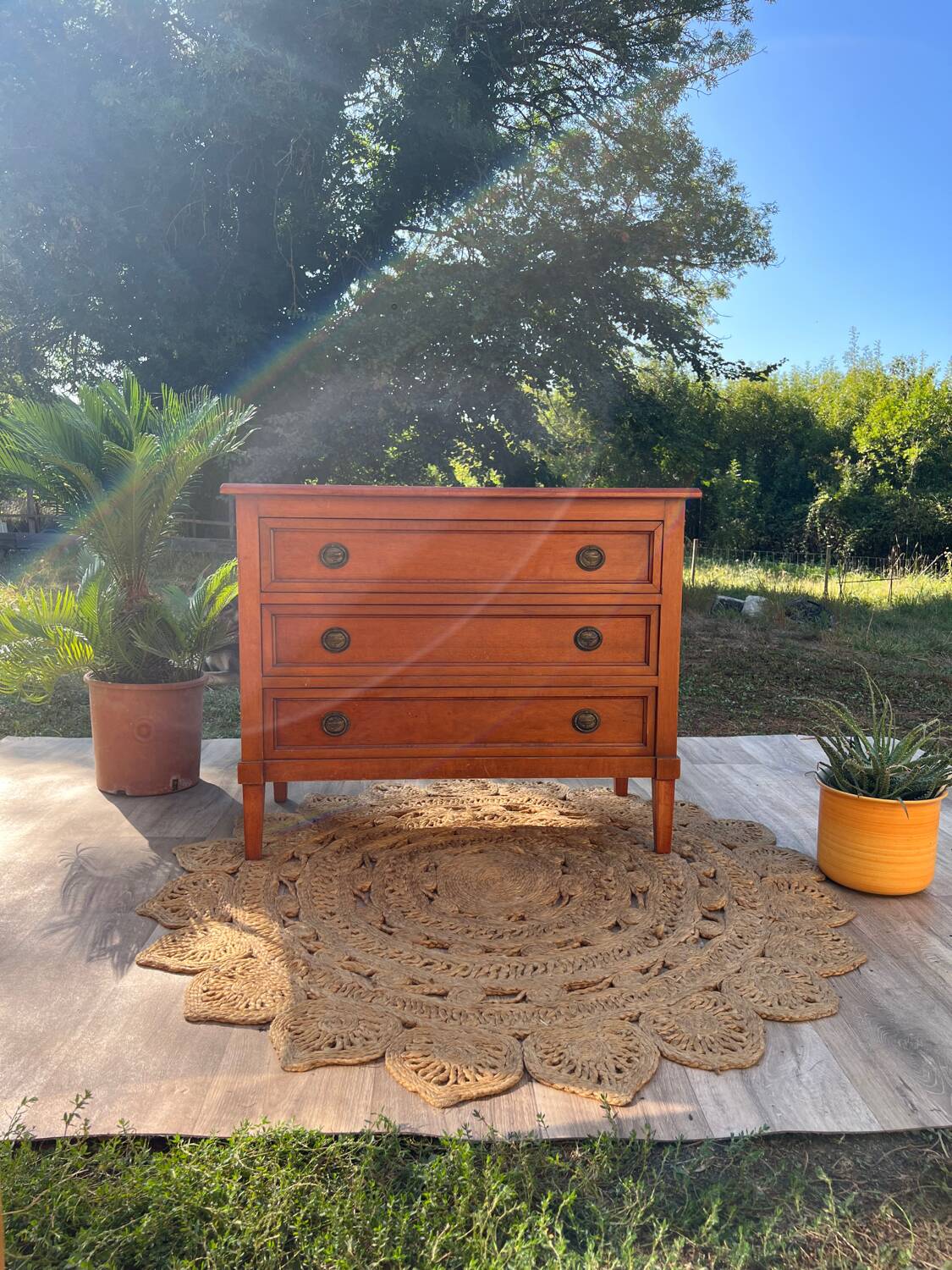 Small vintage antique chest of drawers