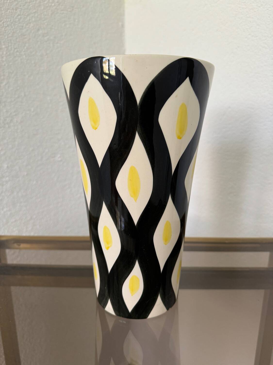 St Clément ceramic vase from the 50s