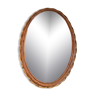 Rattan mirror