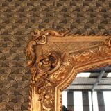 Imposing golden mirror xixth