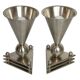 Paire de lampes de chevet cubistes