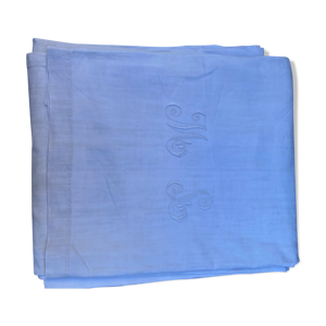 Drap de lin monogramme ML
