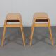 Pair of Salve stools by Ehlén Johansson for Ikea, 2002