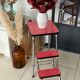Stool stepladder formica vintage