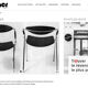 Set of 4 chairs armchairs Steiner model unesco 1962
