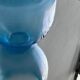 Big Opalescent Vase in Hand Blown Murano Glass, Blue Purple Gold Iridescent