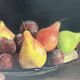 Oil on canvas of a still life with pears 1911, antique framed painting