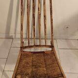 Vintage wooden chair armchair