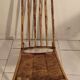 Fauteuil chaise vintage en bois