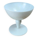 Vintage white opaline footed bowl