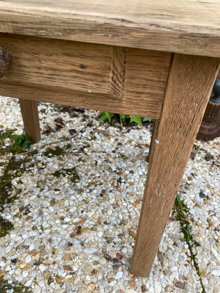 Small vintage farmhouse coffee table