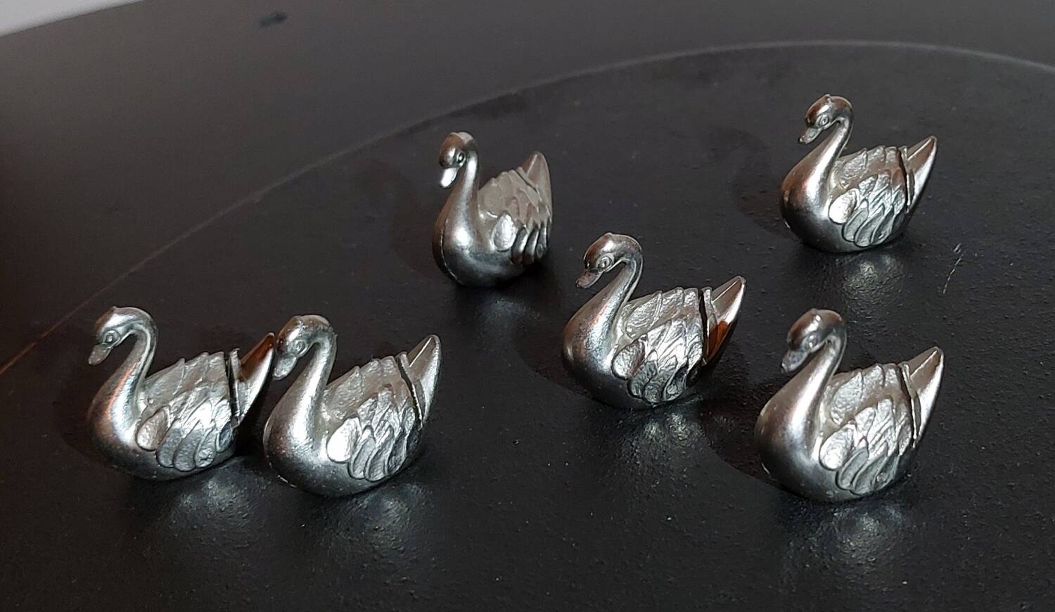 Swan card holder, menu holder or knife holder