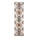 1970s Turkish Oushak Handmade Wool Cotton Beige Runner Rug 95x327