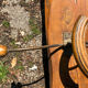 Vintage school coat rack