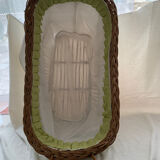 Alsatian wicker cradle