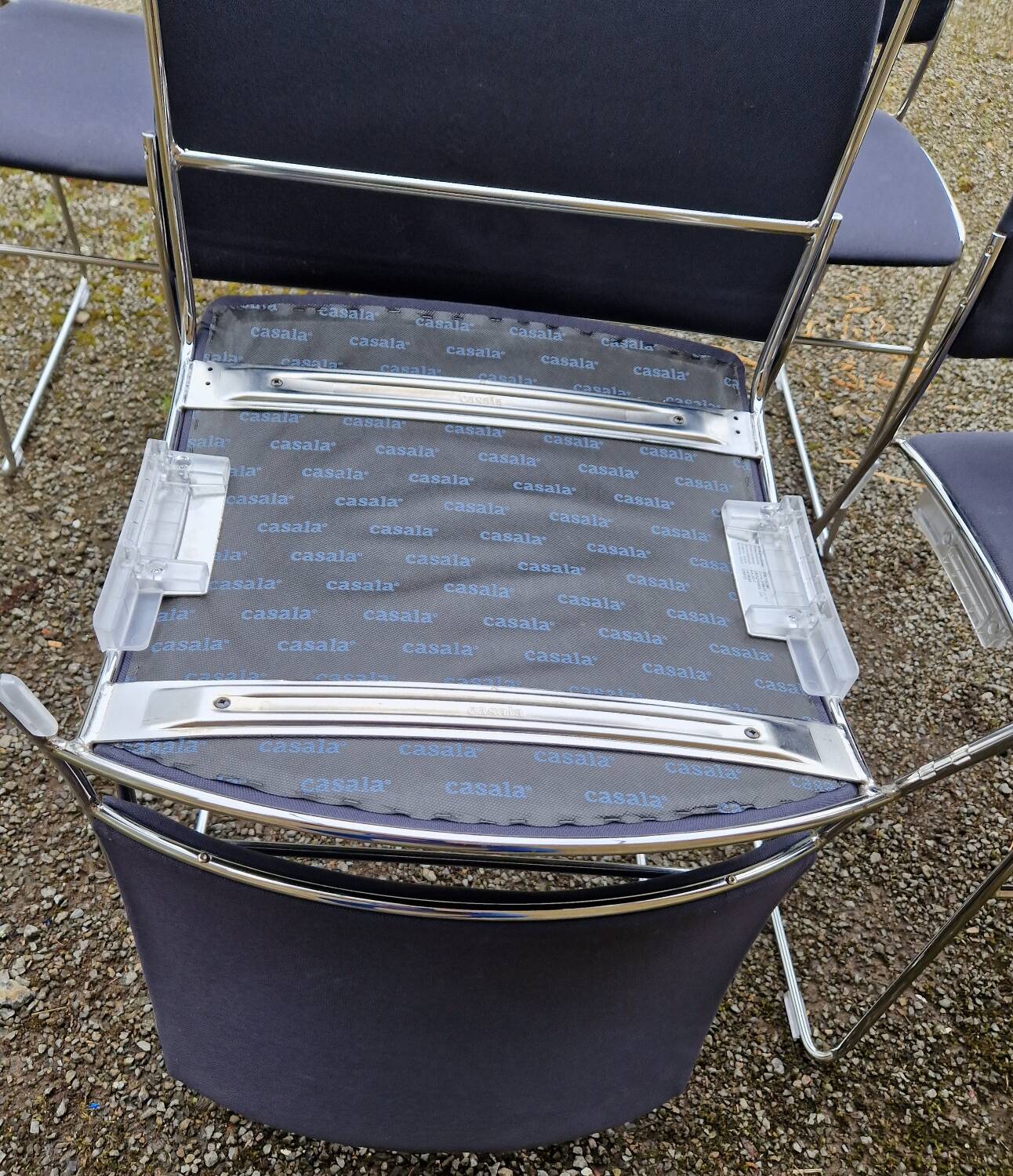 Set of 6 stackable Curvy chairs Casala edition