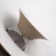 Danish vintage pendant lamp Radius by Erik Balslev, Fog og Morup, 1977
