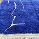 Moroccan rug, blue, 150/250cm