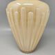 1960s Astonishing Beige Vase by Michielotto. Made in Italy