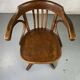 Fauteuil Baumann tournant en bois