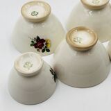 Set of 5 Boch Frères Keramis bowls