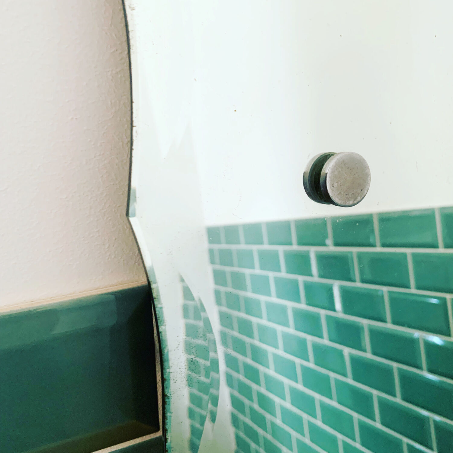 Art Deco beveled mirror