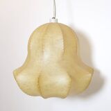 Large cocoon pendant light from the 60s.
