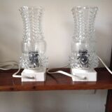 Pair of vintage bedside lamps, 60s