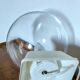 Vintage glass globe lamp from the 70s and 80s.