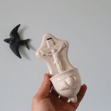 19th century earthenware stoup, Mouzin Frères, Onnaing