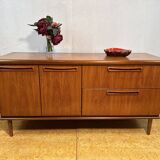 Buffet rétro vintage en teck du milieu du siècle par Meredew 1970