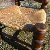 Mulched braided low chair