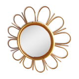 Vintage wicker mirror 1950/60