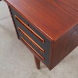 Teak desk, Danish design, 1970s, manufacturer: A.P. Møbler Svenstrup