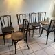 6 Thonet style bistro chairs