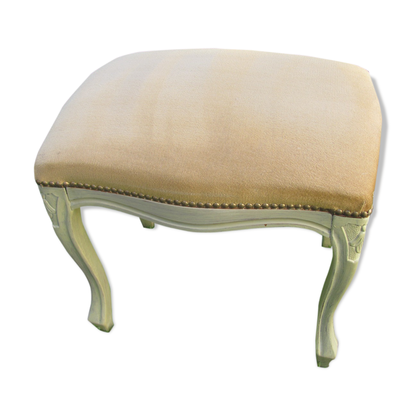 Footrest-Shabby Chic-Louis XV style