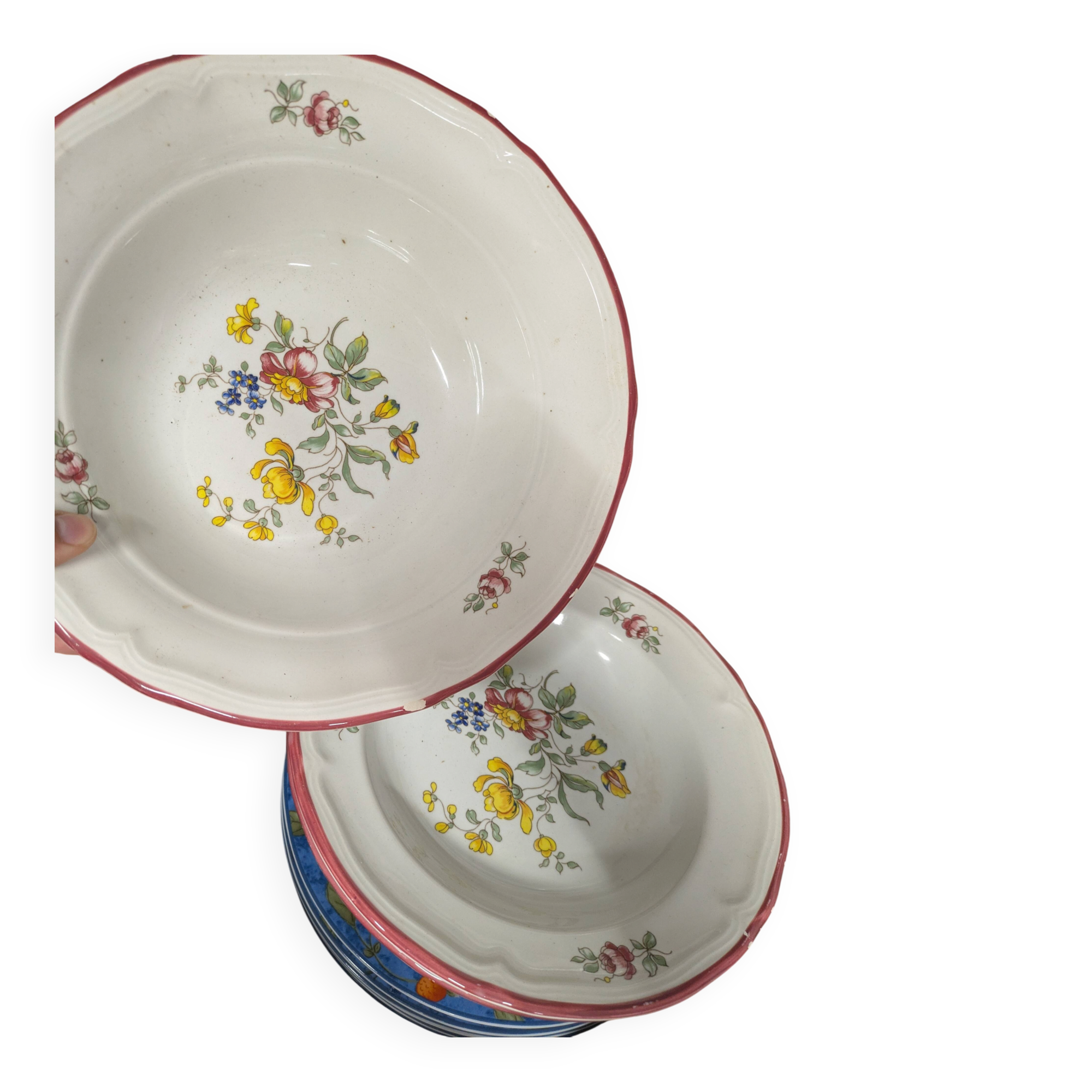 Vaisselle vintage Ceramica Quadrifoglio