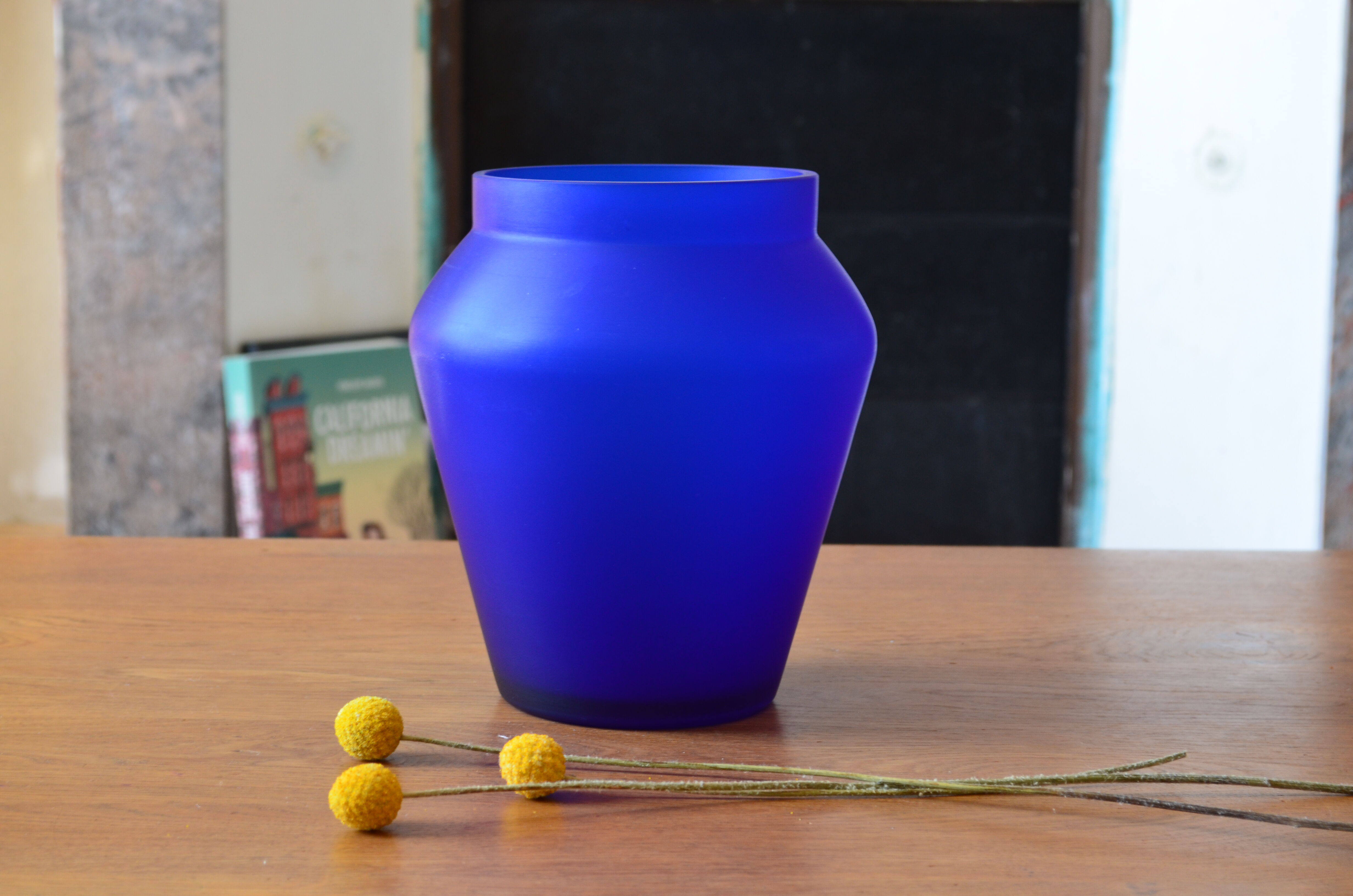Blue vase